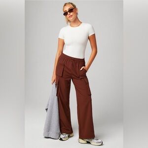 NWT FABLETICS The Heights Cargo Pant In Sepia